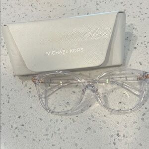 Michael Kors Clear Eyeglasses with Case